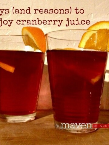 Ways (and reasons) to enjoy cranberry juice