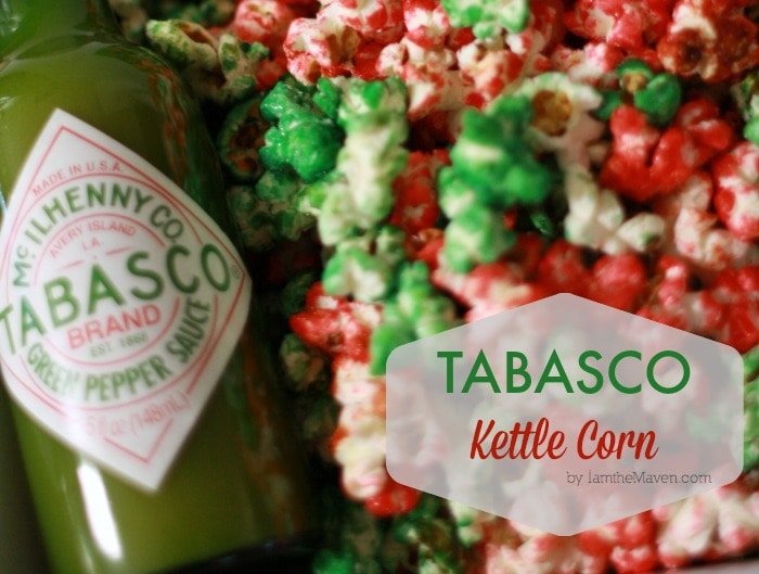 Tabasco Kettle Corn! #SeasonedHoliday #ad