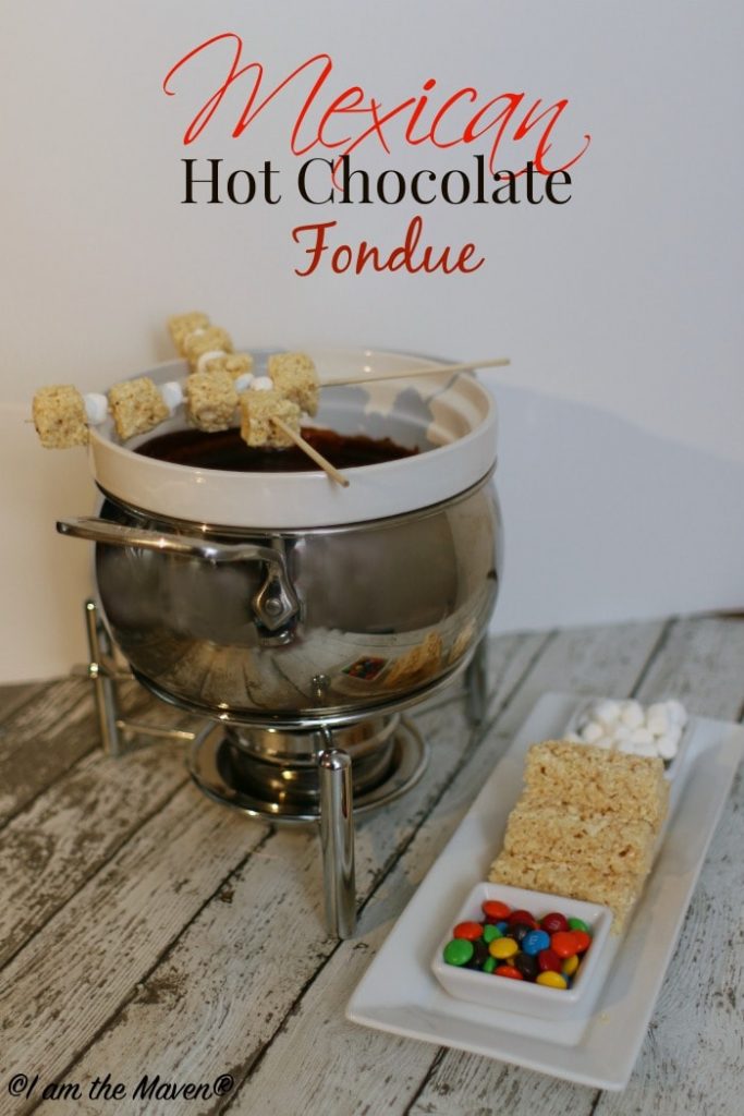 Yummy Mexican Hot Chocolate Fondue #KreateMyHappy #ad