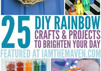 25 DIY Rainbow Crafts and Projects