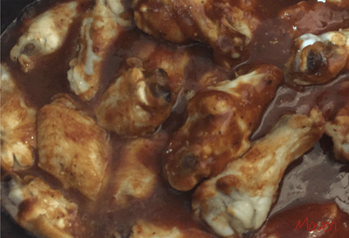 Amazingly yummy BBQ Chicken Wings in the Crockpot!