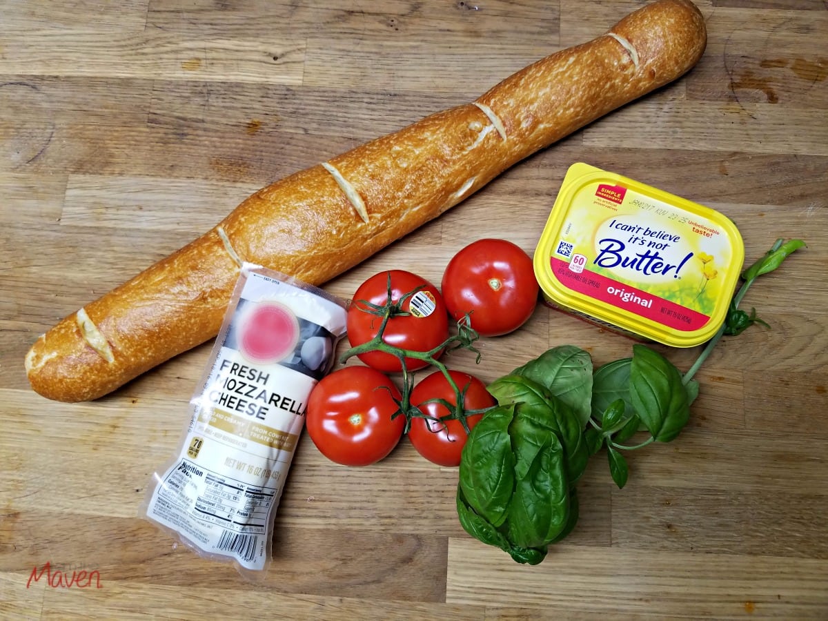 Ingredients needed for a mini cheese panini! #makemoreofmealtime ad