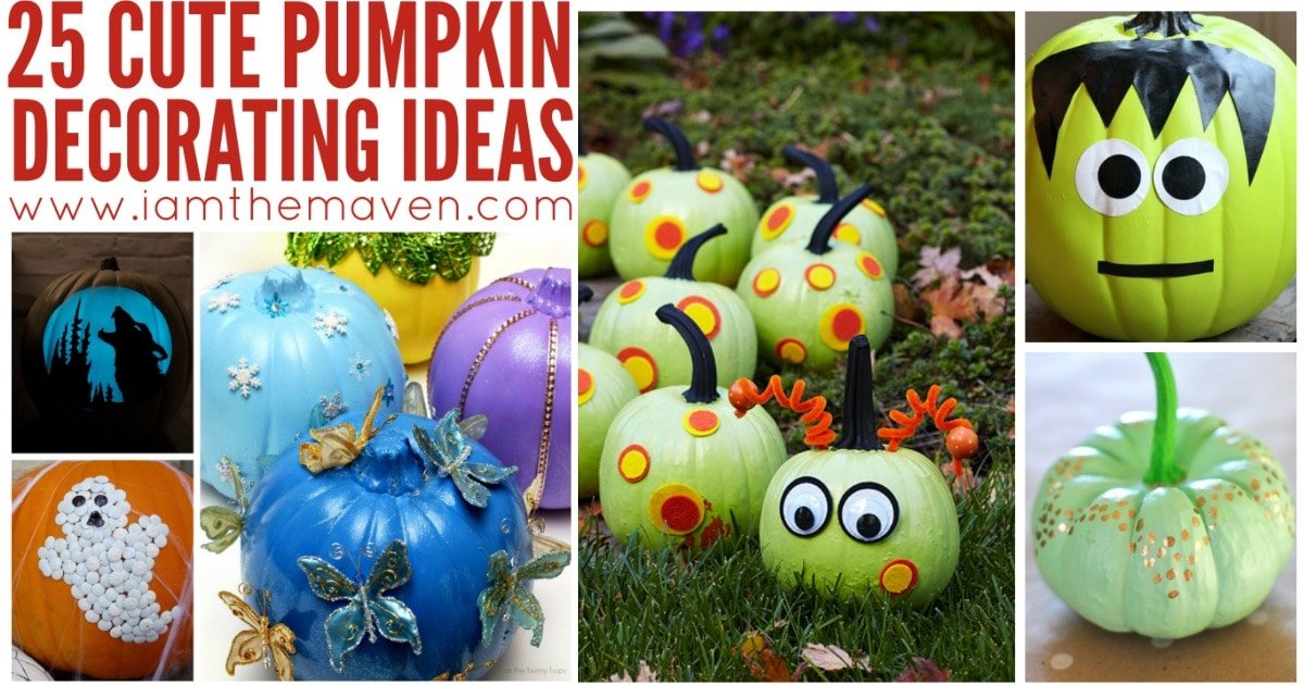 Love these fun pumpkin decorating ideas!