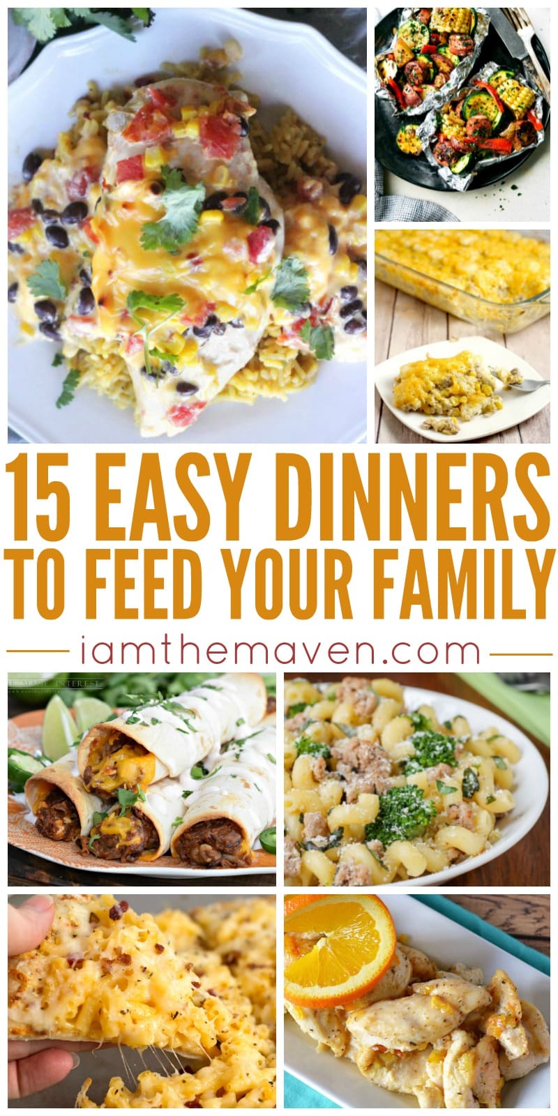Try One of These Easy Dinner Ideas Tonight! | I am the Maven®