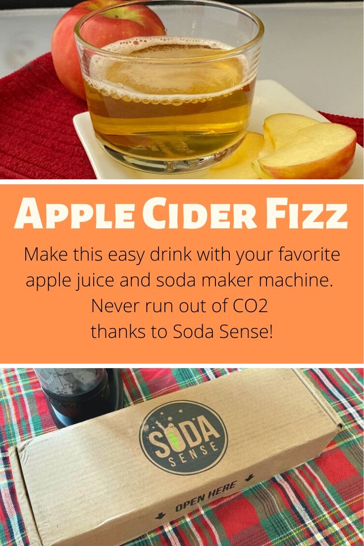 apple juice in a cup, soda sense box